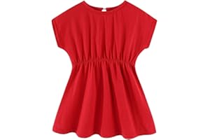 Karwuiio Toddler Baby Girls Swim Cover Up Beach Pool Swim Dress Baby Girl Coverup Swimsuit