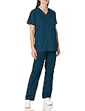 Medgear Women's Scrub Set, Caribbean, X-Large
