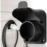 EV Charger Holder Wall Mount SAE J1772 Charging Cable Organizer for Portable Electric Car Charger Cable Hanger Electric Vehic