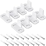 Hotop 8 Pieces Barn Door Floor Guide Sliding Door