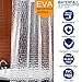 3D Waterproof Shower Curtain - Crazylynx Bath Tub Shower Curtain EVA Anti-Bacterial Anti-Mildew Bathroom Curtains Liner Set with 12 Hooks Gifts for Home Hotel School Men Women Kids Decorative Clear