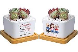 The Only Thing Better Than Being Your Mother is Watching You Be A Mom to My Daughter Ceramic Plant Pot, Personalized Custom M