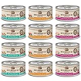 Merrick Limited Ingredient Diet Grain Free Wet Canned Cat Food Variety Pack, 5 ounce Cans, (4) Real Chicken Recipe, (4) Real Turkey Recipe, (4) Real Duck Recipe (12 Pack Bundle)