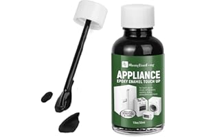 SHANGTIANFENG Black Touch Up Paint forElectrical appliancesl, metal, wood, floor, appliance maintenance, refrigerator, dishwasher, dryer, washing machine, microwave oven and other household appliances high-gloss paint repaint. 1.5 Fl Oz