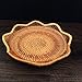 Handmade Wicker Woven Bread Storage Basket Restaurant Fruit Vegetables Food Serving Display Basket