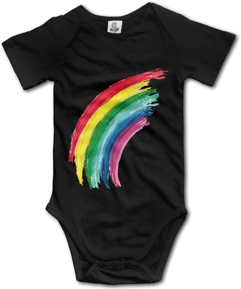 Beautiful Rainbow Arc-en-ciel Soft Baby Onesie Bodysuit Outfits