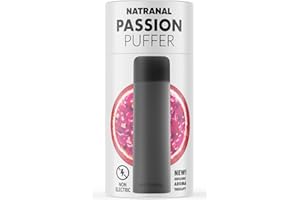 Natranal Puffer Oral Fixation Craving Relief Quitting Tool Free Nicotine Free Non-Electric Support Fresh Passion Fruit Flavor Oxygen Inhaler