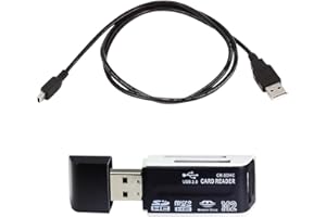 EXCELSHOOTS USB Cable for Canon Powershot ELPH 360 HS Digital Camera,and USB Computer Cord for Canon Powershot ELPH 360 HS