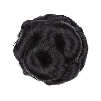 Amazon Com Women Natural Curly Chignon Clip In Plastic Comb