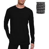 MERINNOVATION Merino Wool Base Layer Mens - 100% Merino Wool Shirts for Men Long Sleeve Thermal T-Shirt Lite - Midweight Top