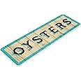 Tinworld Tin Sign Oysters Rustic Kitchen Lake Beach House Seafood Restaurant Store Metal Sign Decor B792