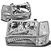 Auto Dynasty Headlights Assembly Compatible with 1992-1996 Ford Bronco F-150 F-250 F-350, 6Pcs Driver Passenger Side Halogen Headlamps Replacement w/Bumper & Corner Lamps, Chrome Housing Clear Corner