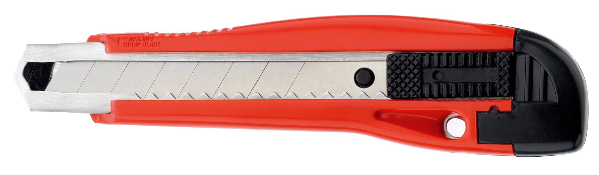 Westcott E-84004 00 18 mm Premium Snap Off Blade Knife with Plastic Handle - Red