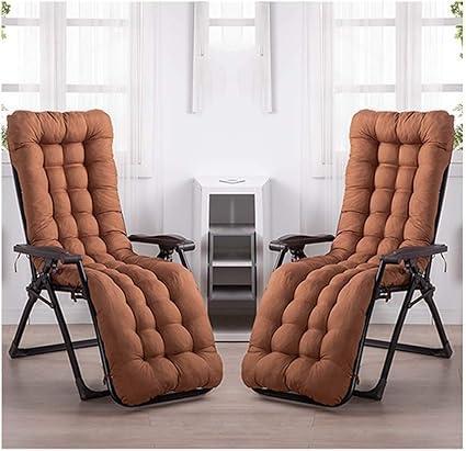 Hejinxl Sun Lounger Zitkussen Tuin Kussen Draagbare Tuin Patio Schommelstoel Kussen Verlengd Verdikte Verbrede Katoen Pad Indoor Outdoor 2 Stuks Geen Stoel Color E Size 120x48cm Amazon Nl