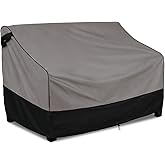 FORSPARK Patio Sofa Cover Waterproof, Heavy-Duty 2-Seater Outdoor Loveseat Cover, Universal Fit for Small Couches & Benches, Fits up to 54”W x 38”D x 35”H