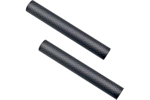 BESTIMEX 2pcs 15mm Rod Made of Carbon Fiber 4 inches for 15mm Rods Rail Support System,6/8/12/16 inches Available(4 inches/10cm)