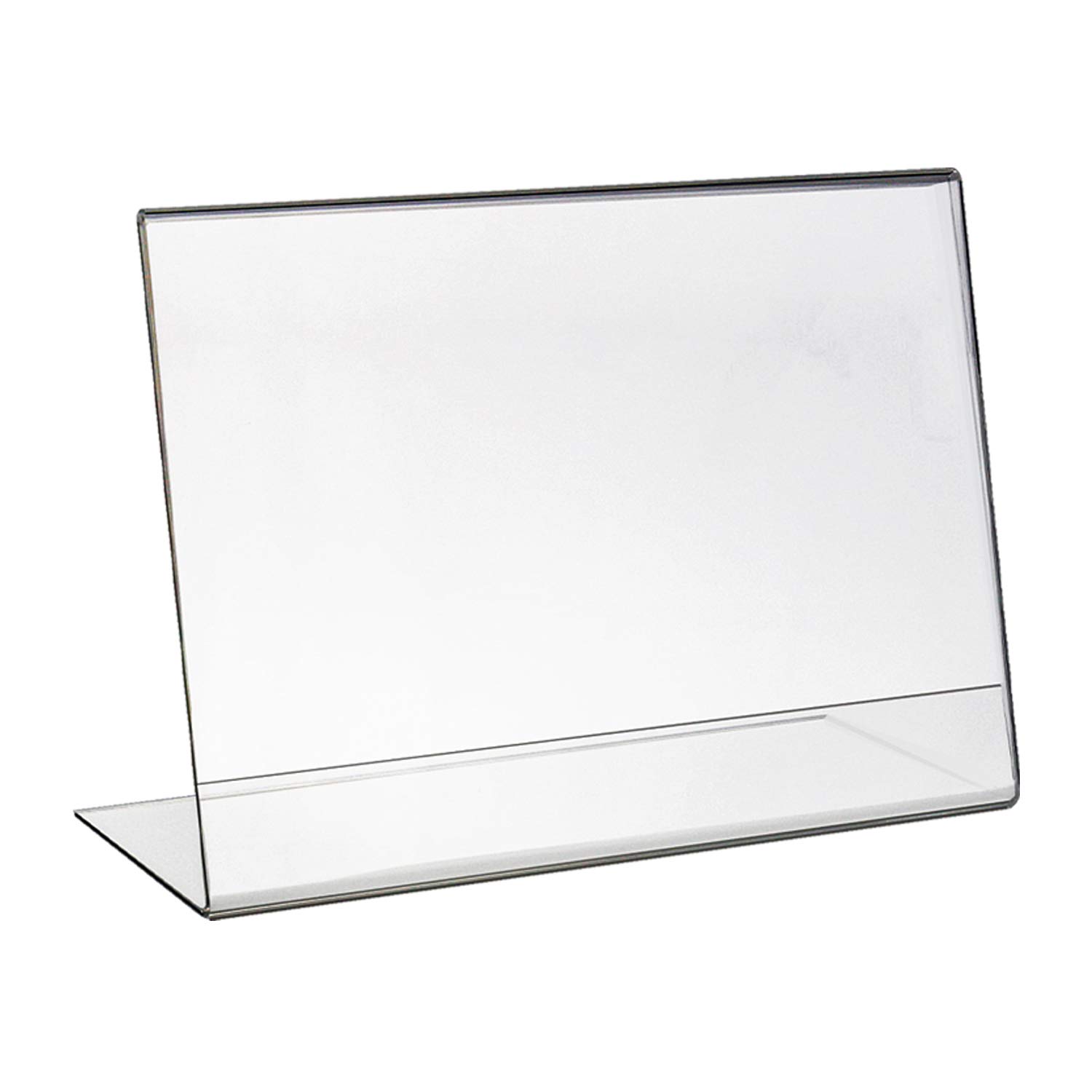 HMF 46931 Acrylic Menu Holder inclined | DIN A6 Landscape Format | Transparent — image 1