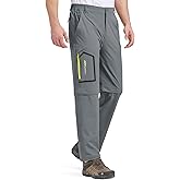 Jessie Kidden Men's Hiking Convertible Quick Dry Zip Off Fishing Travel Safari Pants