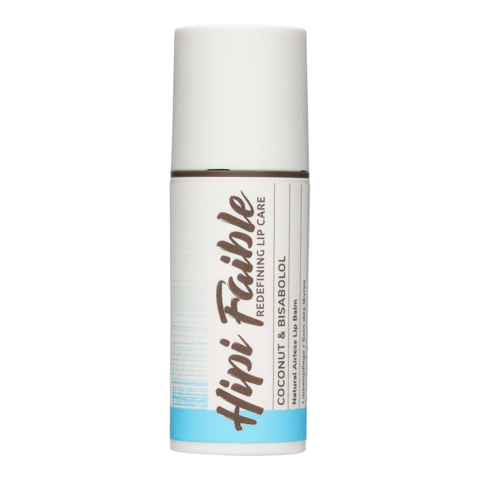Hipi Faible Coconut & Bisabolol - Natural Cosmetics Lip Care in Pump Dispenser - Lip Balm 100% Natural - 6 ml