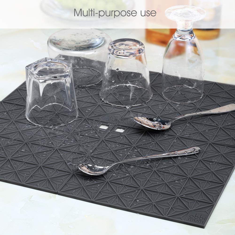 IDDOMUM Hot Pad Trivet for Hot Dishes and Pots, Heat-resistant Pot Holder, Large Drying Mat for Kitchen(4 Pack)