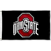 College Flags & Banners Co. Ohio State Buckeyes Black Flag
