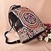 Weixinbuy Vintage Women Girls Ethnic Tribal Shoulder Bag Rucksack Retro Embroidered Backpack