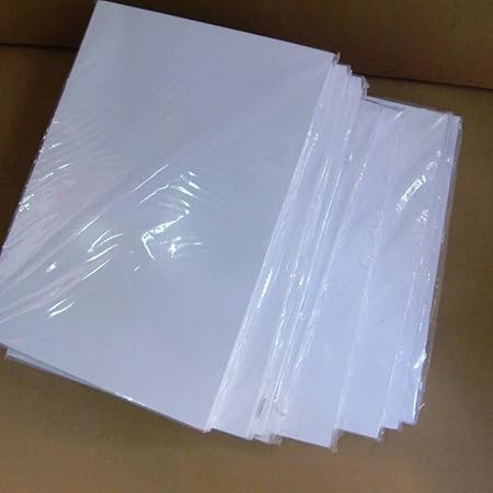 Water Transfer Paper Clear A4 Size (8.25" x 11.7") 20 Sheets Inkjet ...