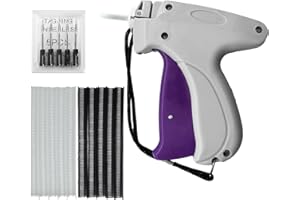 AISIDPIG Tagging Gun for Clothing,Micro stitch gun for clothes,Stitchy Gun for Clothes,Price Tagging Gun for Clothing,Stitch Gun Quick Clothing Fixer,Comes with 500 Black & 500 White Micro Fasteners