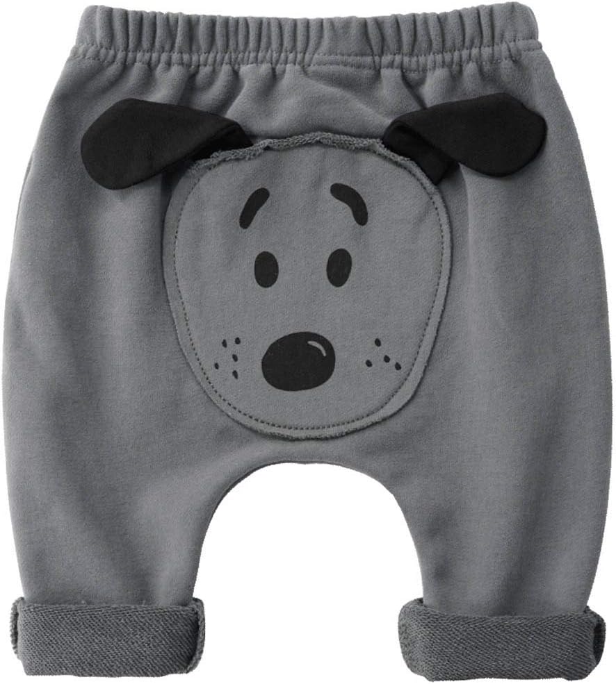Teach Leanbh Baby Boys Girls Pants Cartoon Animal Pattern Casual Harem Pants Spring Autumn 3M-24M