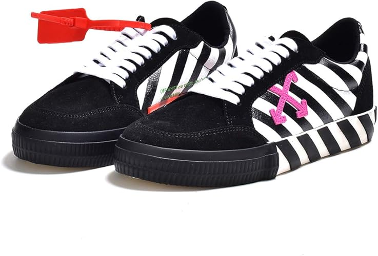 Amazon オフホワイト スニーカー メンズ 白 ホワイト ロートップ ローカット ジップタイ タグ Off White 並行輸入 Off White オフホワイト スニーカー