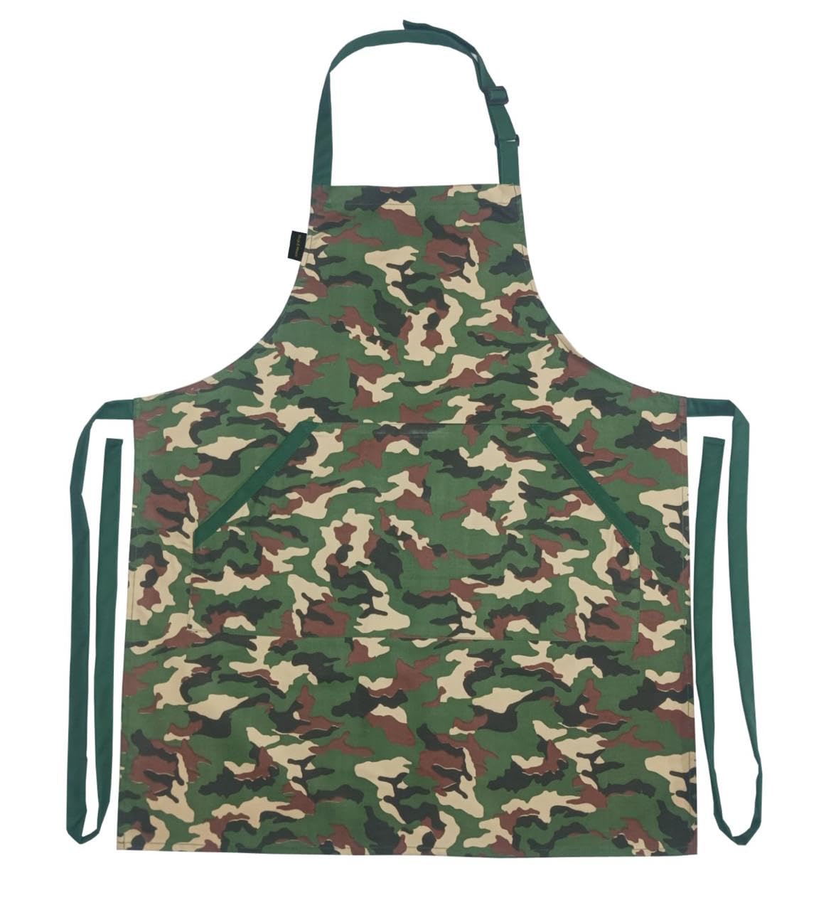 Khoji & Meeni Unisex Aprons with 2 Pockets - Men & Women Aprons for Home, Kitchen & Restaurant - Adjustable Neck Strap, Long Side Straps, Thick Twill Cotton Blend