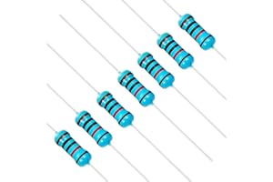 Chanzon 50pcs 1W 10K Ω ohm 10000r Metal Film Fixed Resistor 0.01 ±1% Tolerance 10KR MF Through Hole Resistors Current Limiting Rohs Certificated