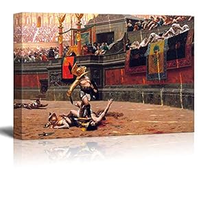 Pollice Verso by Jean Leon Gerome Print Famous Painting Reproduction