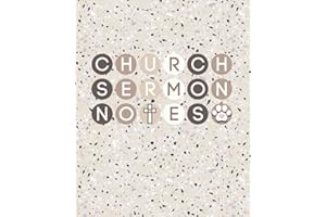 Church Sermon Notes: Dog-Themed Church Sermon Journal & Sermon Notebook to Record, Worship & Remember Sunday Sermons & Prayer