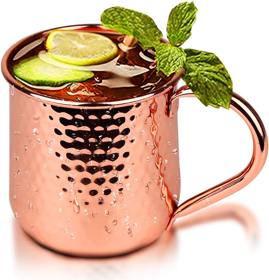 Moscow Mule Copper Mugs,100 Authentic Traditional Design