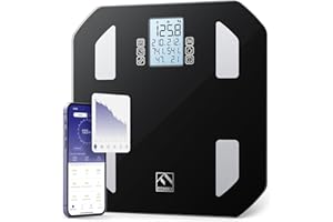 FITINDEX Smart Scale, FSA HSA Eligible Scale for Body Weight, Body Fat Scale with All-in-one Display, Bathroom Scale, Weight Scale for BMI/Muscle/Bone Mass, Body Composition Scale, High Accuracy