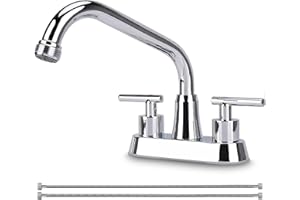 Bietor Utility Laundry Sink Faucet,Laundry Tub Faucet,Laundry Faucets for Utility Sink,Laundry & Utility Room Sink Faucet, with NPT3/4 Threaded End,2 Lever Handles