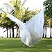 Dance Fairy Belly Dance 360 Degree Isis Wings with Portable Flexible Sticks,Silver
