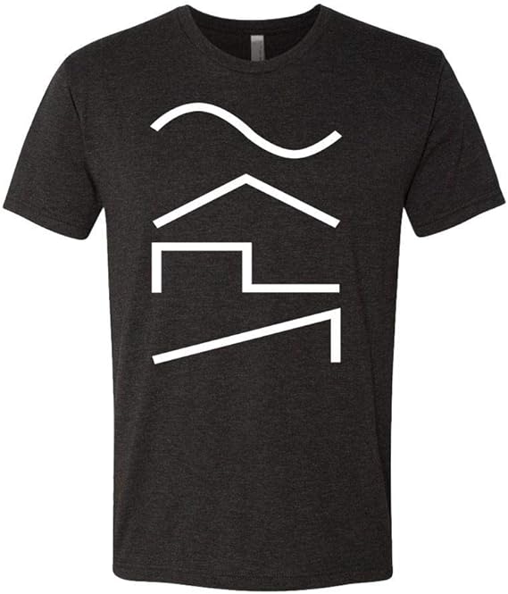 Synth Waves Techno Electronic Music Unisex Next Level Tee, L, TRI