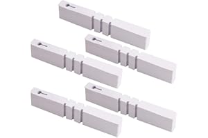 Acrux7 1000Pcs 8 Inch Wrap Around Plant Tags, Outdoor Waterproof Hanging Gardening Labels, 2x21cm White Plastic Plant Tree Tags Nursery Garden Plant Lables