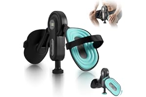 BEECHIP Thigh Trainer Kegel Exerciser for Men, Pelvic Floor Exercise Devices with Leg Straps, 360°Inner Thigh Exerciser, Adjustable Resistance 0-135 Lbs & Smart Display (Time/Cal/Rep/Count)