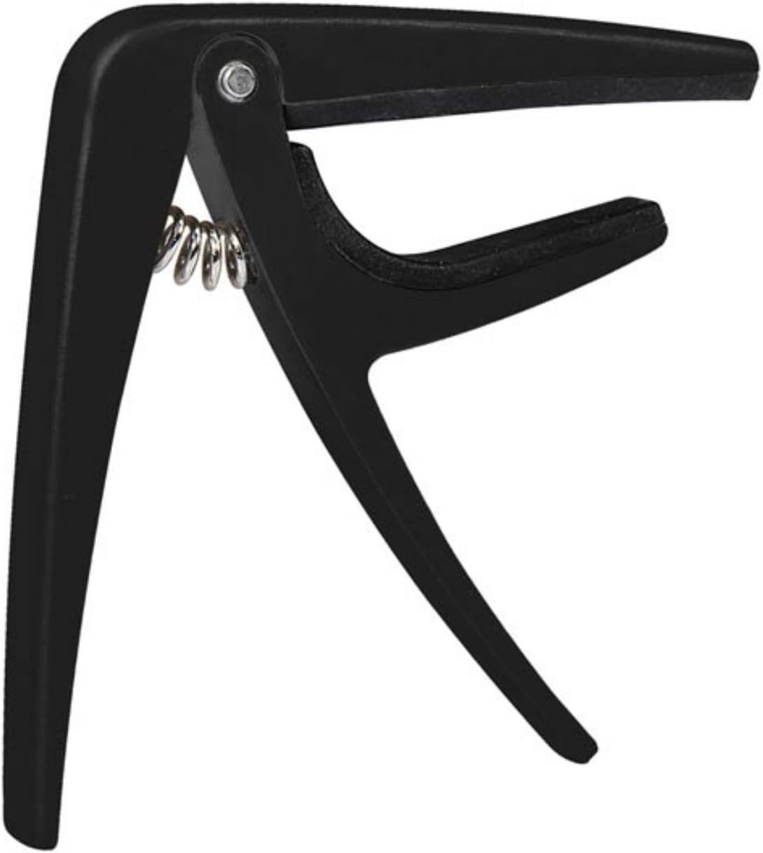Boston Spring Loaded Trigger Capo for Acoustic/Electric Guitar (Black)
