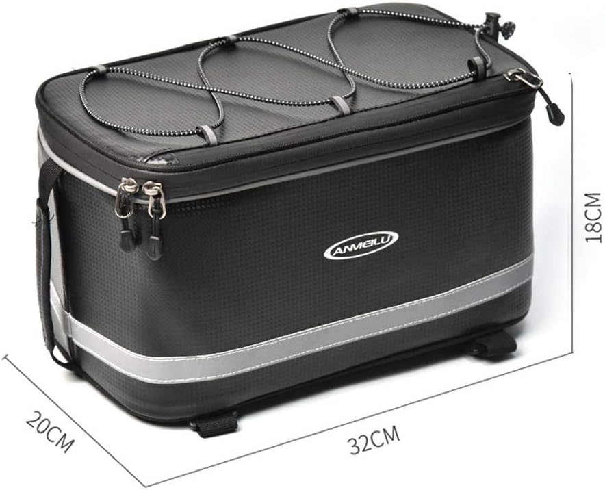 Sports Et Loisirs Sacoches Porte Bagages Sacoche Pour Arriere De Velo Porte Bagages 32x20x18cm Noir Dubleir Sacoche De Velo Arriere 12 Pouces 12l Grande Capacite Sacoche Pour Velo Porte Bagage Impermeable Sacoche Arriere