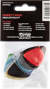 Jim Dunlop PVP102 Variety Medium/Heavy Guitar Pick Pack (12) view 2