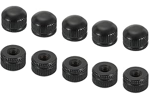 PATIKIL M4x0.7 Cap Nut, 25 Pack Acorn Nut Screw Knob Cap Insert Bolt Cover Female Thread Knurled Decorative Hardware Fittings