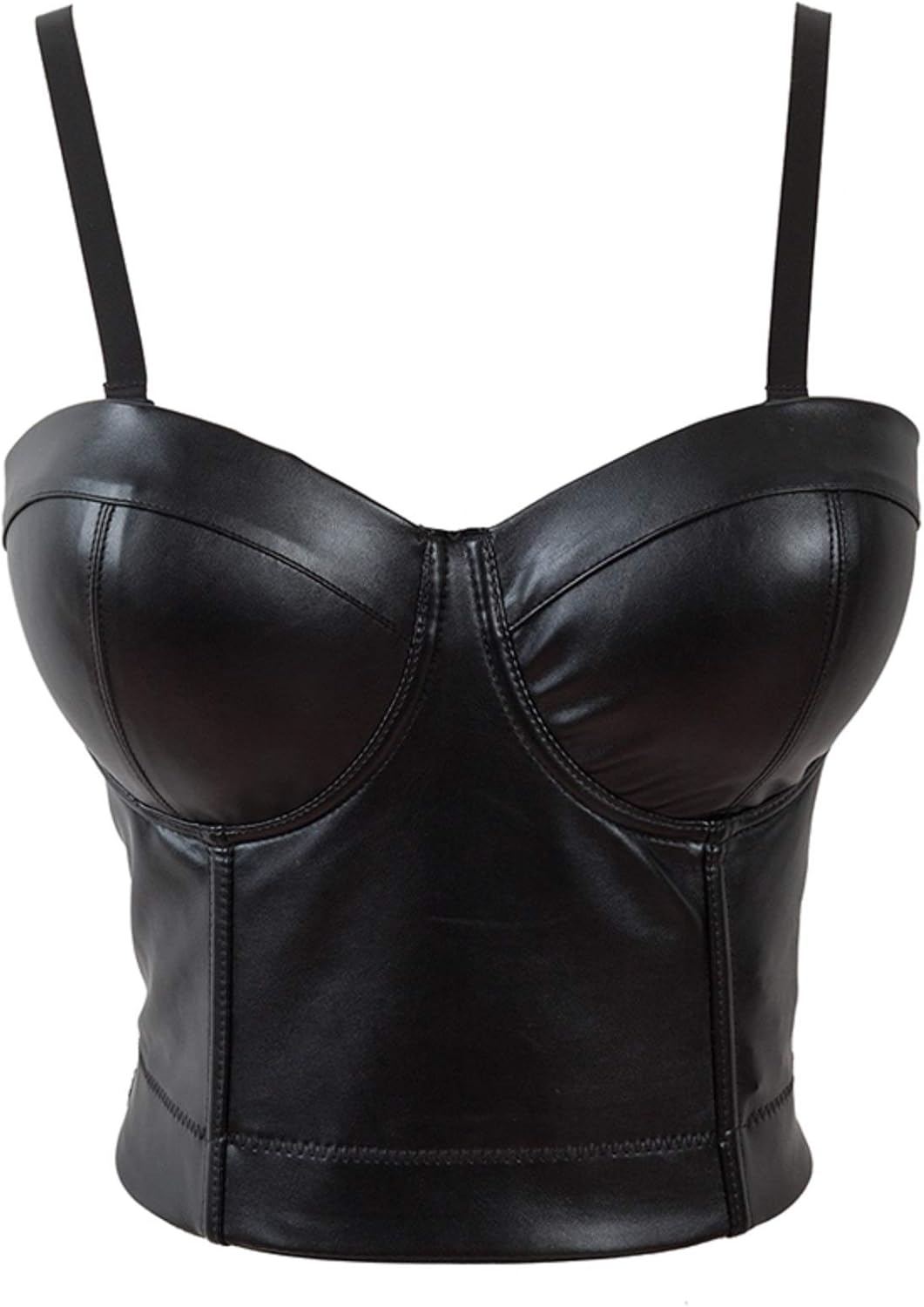 Reizvoller FauxLederBustier BH Romantische Abendgarderobe Amazon.de