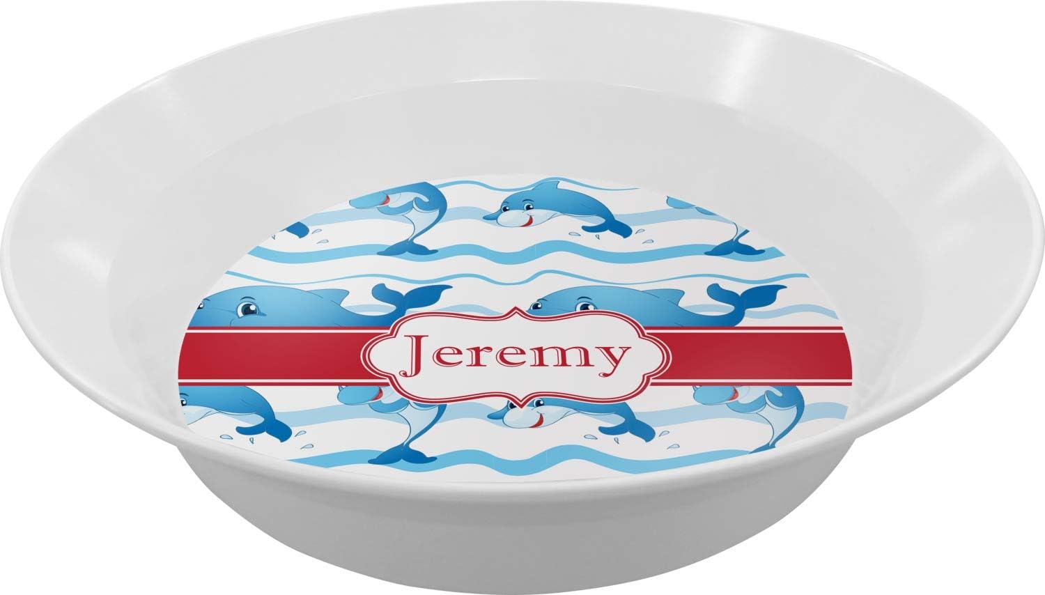Dolphins Melamine Bowl 12 oz (Personalized) Cereal Bowls