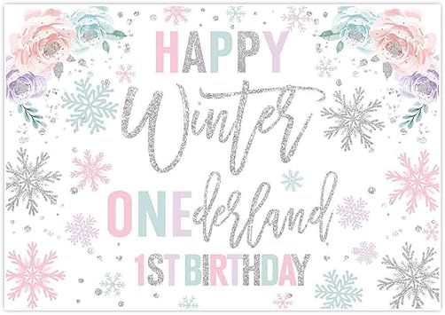 Allenjoy 8x6ft Winter Onederland 