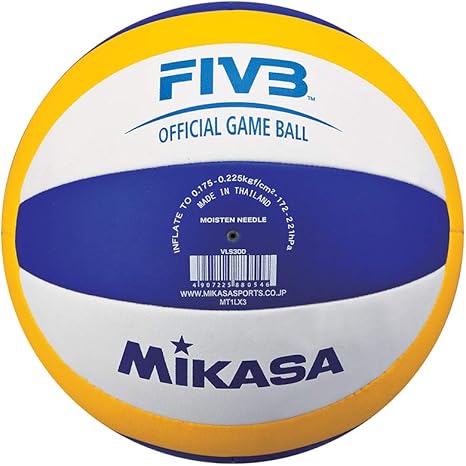 Mikasa VLS300 - Balón cosido, color amarillo / azul, tamaño 5 ...