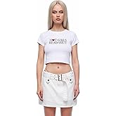 Baby Tees for Women Y2k - Hot Girls Funny Short Sleeve Crew Neck Crop Tops Going Out Top T-Shirt